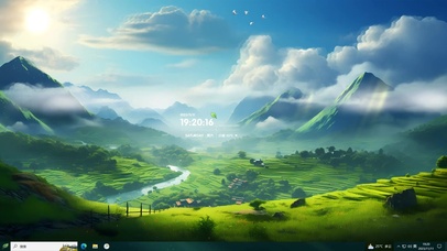 护眼绿色解压壁纸