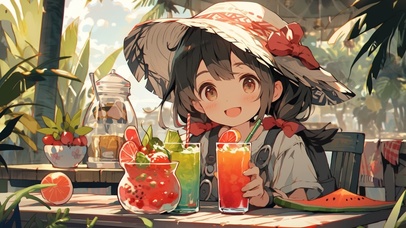 夏日冰饮西瓜汁