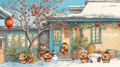 卡皮巴拉过新年