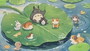 治愈系卡通桌面