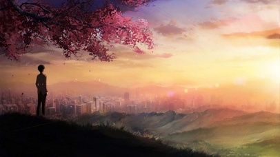 城市黄昏