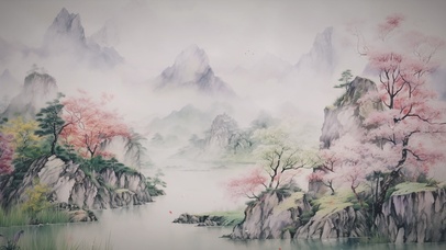 烟峦春晓