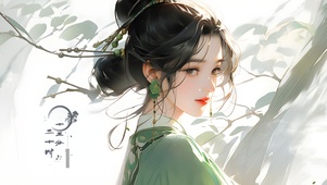 国风温婉美女