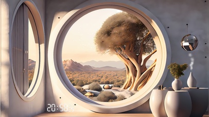 治愈清新阳光房间