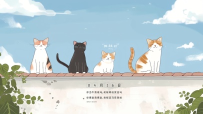 等主人的可爱猫咪