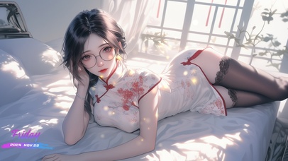 如瀑布般洒落，光泽柔滑