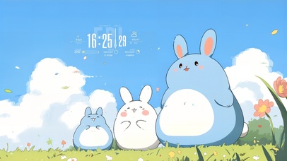 小清新可爱小兔子