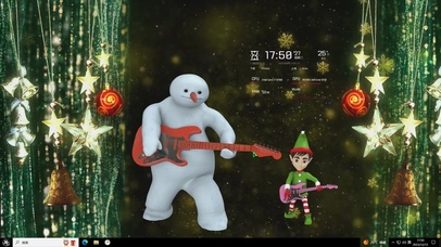 雪人吉他手主题