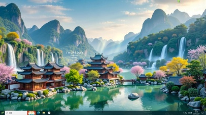 古风樱花园林主题