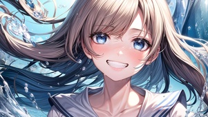 横屏阳光微笑
