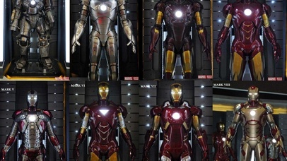 钢铁侠历代盔甲