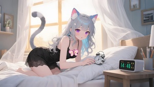 可爱女孩喵