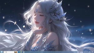 令星星坠落的美女