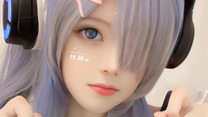 可爱电竞女孩
