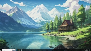 海边绿色壁纸-桌面主题