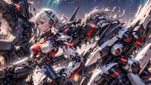 赤色机甲少女