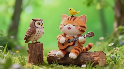 可爱猫咪快乐时光