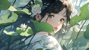 夏日荷塘 4K