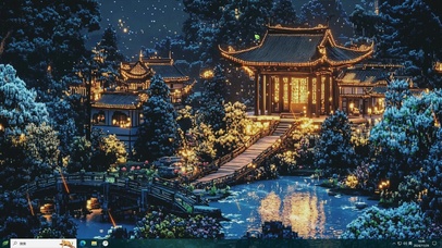 国潮插画壁纸-桌面主题