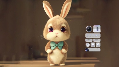 4K  超可爱小兔几