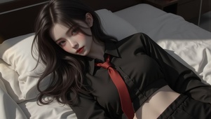 长发美女