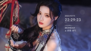 唯美治愈清纯古装美女
