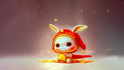 兔年大吉 发财暴富 4K 萌宠