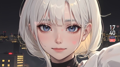 可爱精致容颜少女