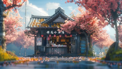 樱花小茶馆