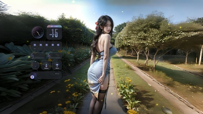 美丽背影