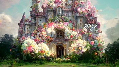 治愈梦幻城堡花屋