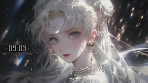 白发月野兔