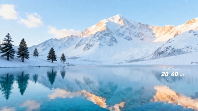 白雪皑皑的冬天