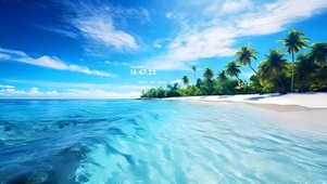 4k蓝色海洋