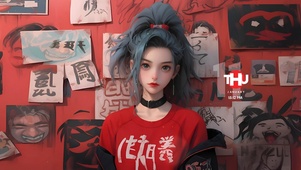 旧漫 画报女孩