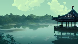 幽静的清晨