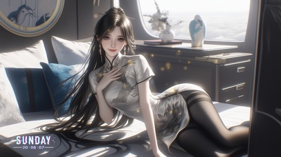 肌肤如雪般晶莹，令人怦然心动