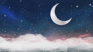 唯美星空月夜