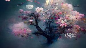 4k梦幻花朵