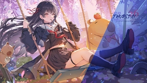 千咲荡秋千-随时间变化