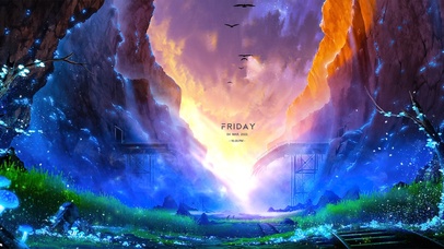 4K唯美治愈动漫梦幻天空