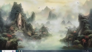 水墨山水唯美壁纸-桌面主题