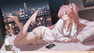 马尾少女