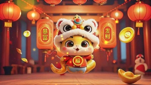 可爱福蛇赐发财暴富