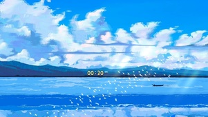 治愈河面