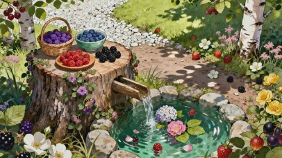 林间浆果，夏日清欢