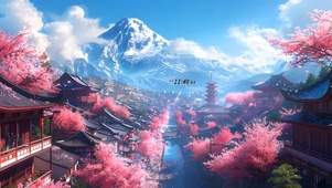 樱花开遍长安城