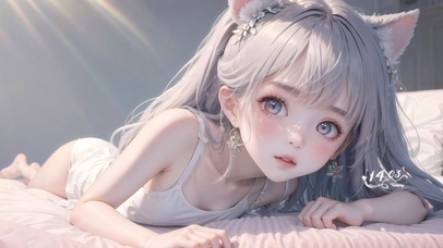 超可爱猫耳女孩