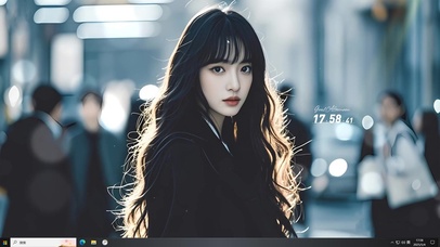 清纯长发气质美女