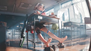 课堂女孩